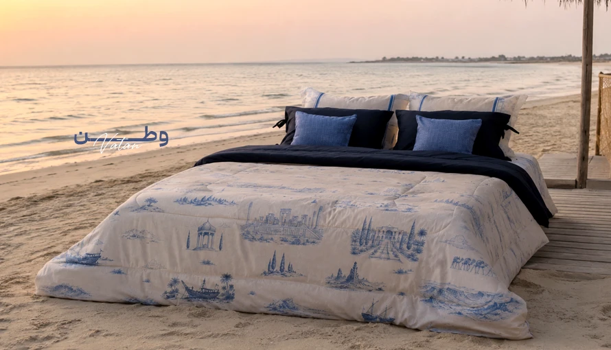 روتختی و لحاف مخمل طرح وطن