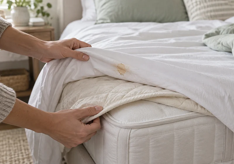 شست و شوی لکه روی ملحفه و تشک